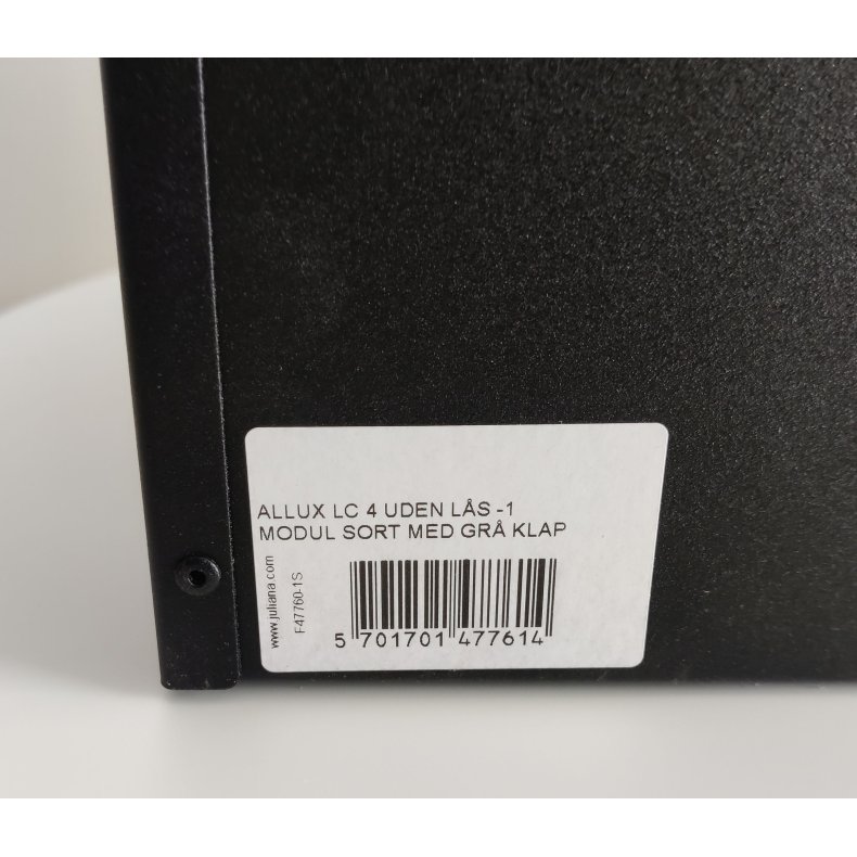 Allux LC4 - Sort med gr indkast - 1 enhed