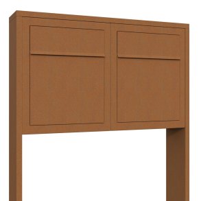 BASE For Two Postkasse - Rust