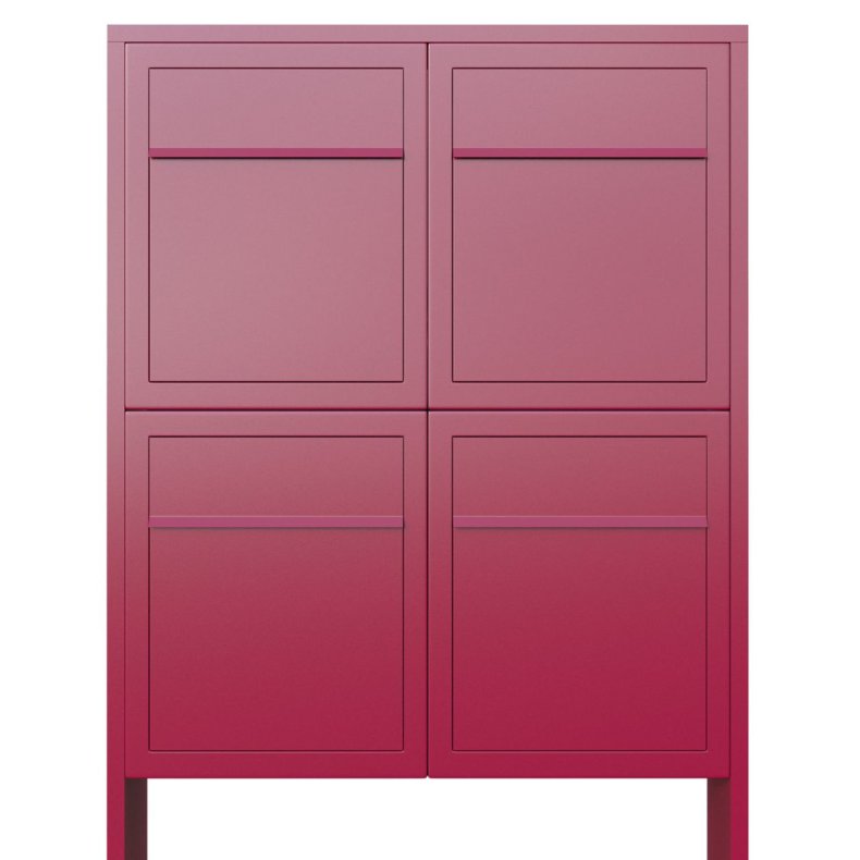 BASE For Four Postkasse - Rd