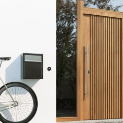 BASE Postkasse - Rust med Rustfrit Indkast