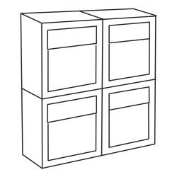 BASE Postkasse - Rust med Rustfrit Indkast