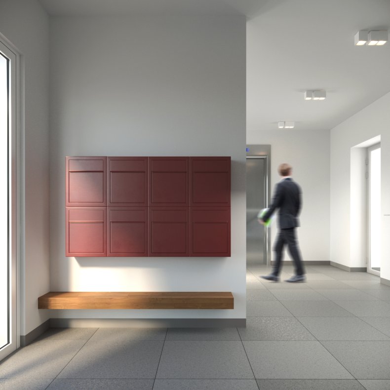 BASE Postkasse - Rust med Rustfrit Indkast