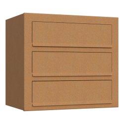 Rust Postkasseanlg - CUBE - 3 enheder