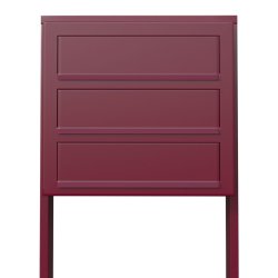 Rdt Postkasseanlg med Stander - CUBE - 3 enheder