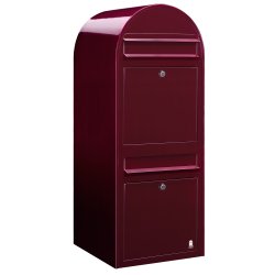 BOBI DUO - Vinrdt Postkasseanlg - 2 enheder