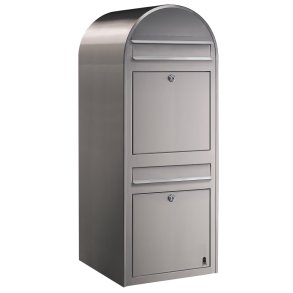 BOBI DUO - Rustfrit Stl Postkasseanlg - 2 enheder