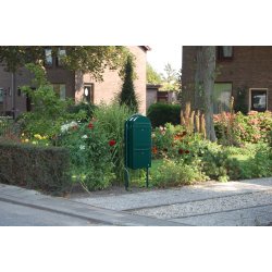 BOBI DUO - Brunt Postkasseanlg - 2 enheder