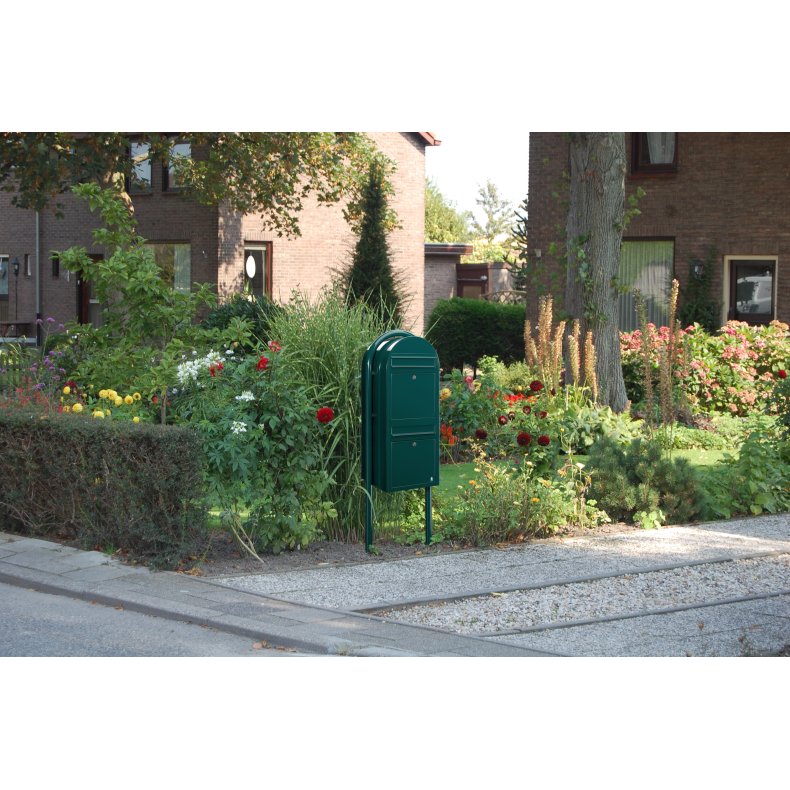 BOBI DUO - Brunt Postkasseanlg - 2 enheder