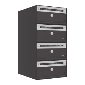 Allux PC1 - Sort med Stllge - 4 enheder