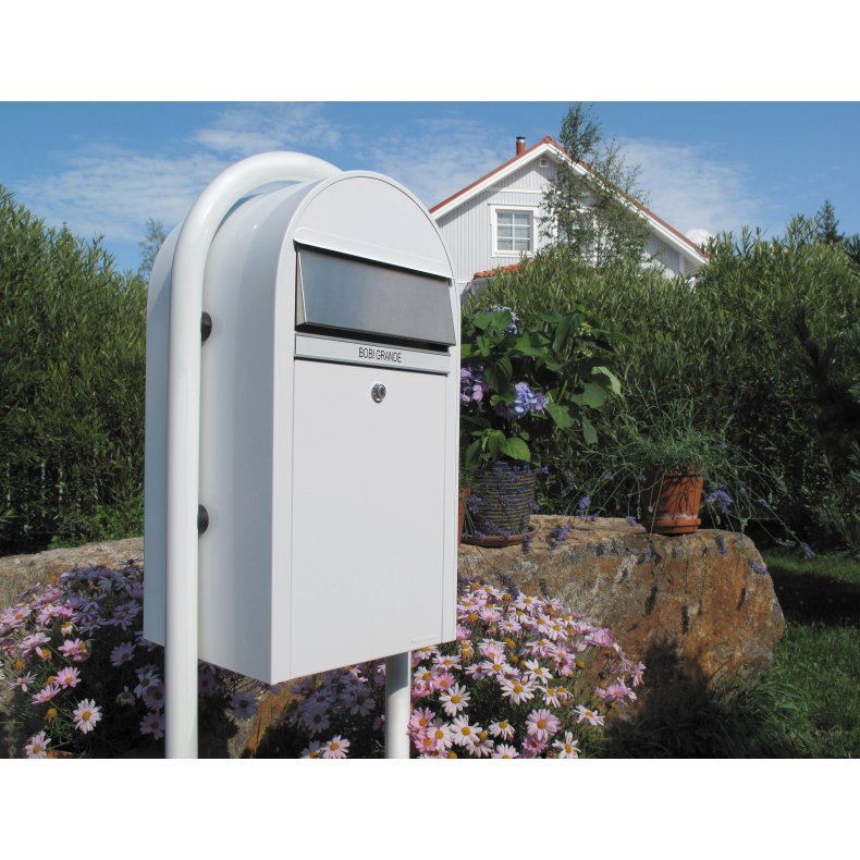 BOBI ROUND - Hvid Stander